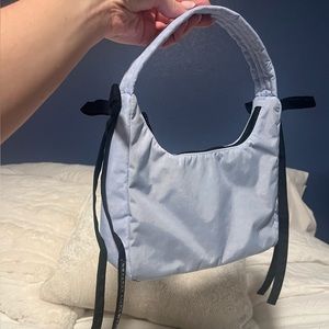 Sandy Liang x Baggu Mini Bow Bag in Powder Blue